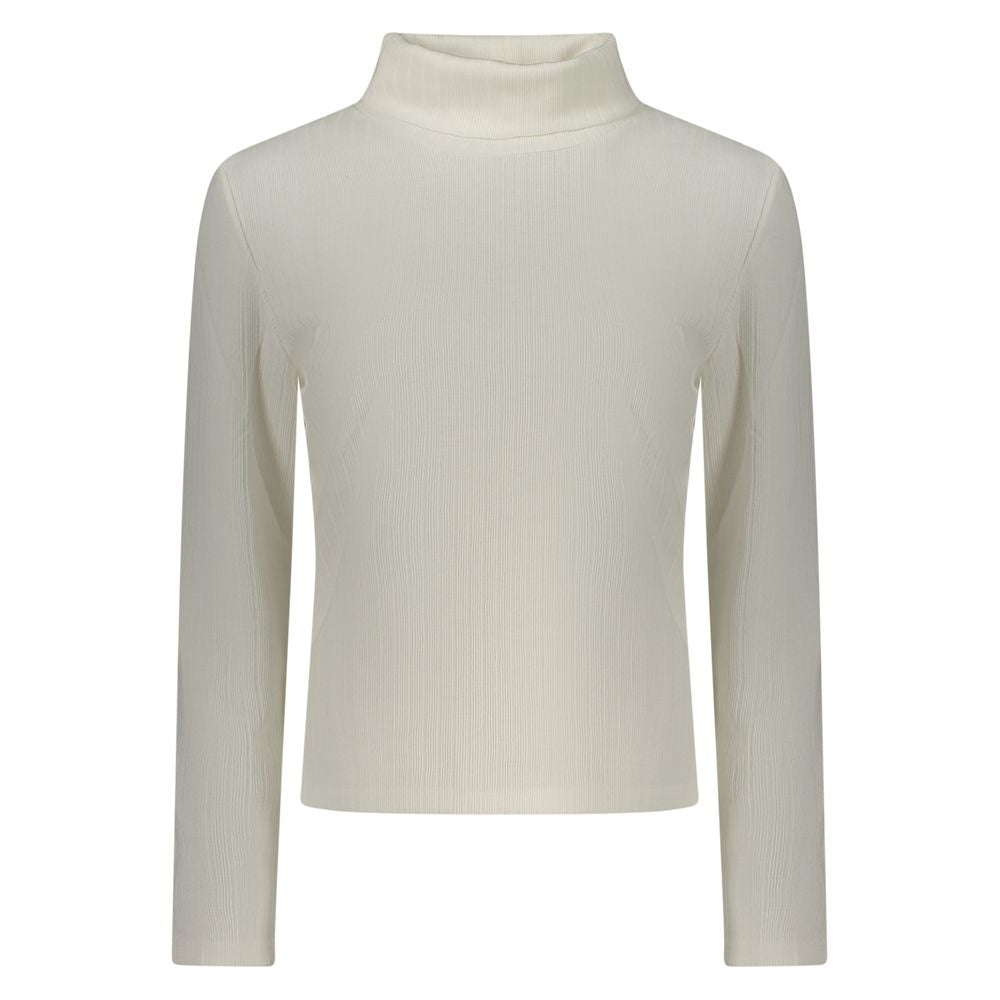 White Polyester Women's Sweater