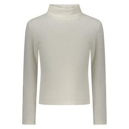 White Polyester Women's Sweater