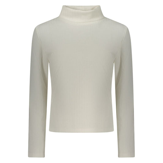 White Polyester Women's Sweater
