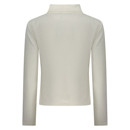 White Polyester Women's Sweater