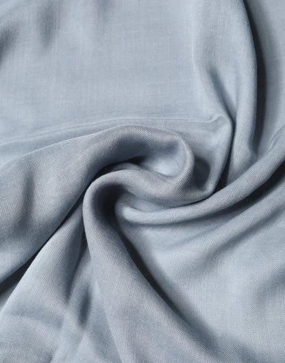 Light Blue Cashmere Knitted Shawl Scarf