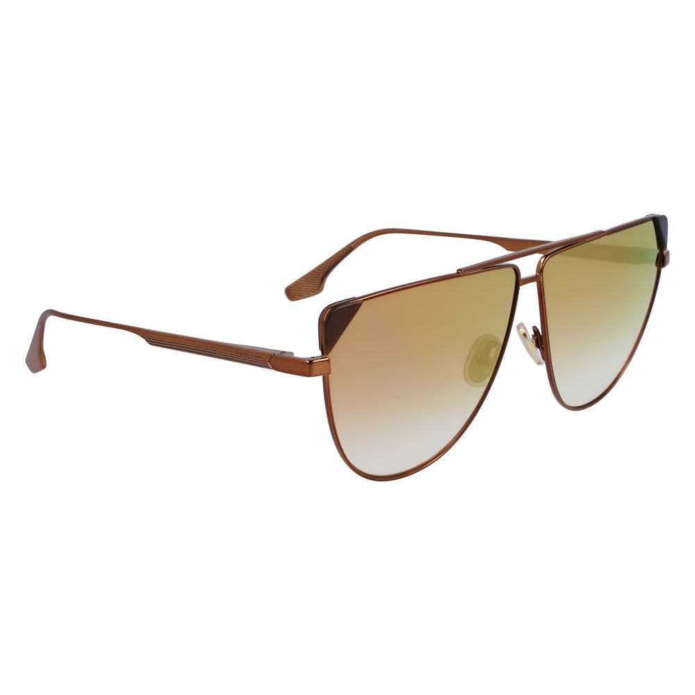 Brown Metal Sunglasses