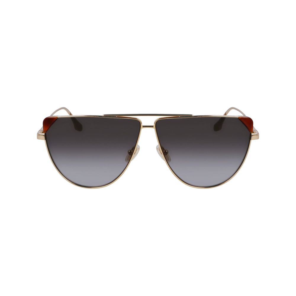 Brown Metal Sunglasses