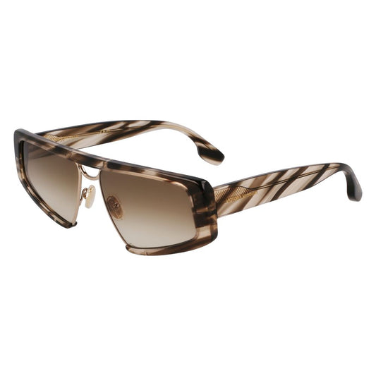 Brown Metal Sunglasses