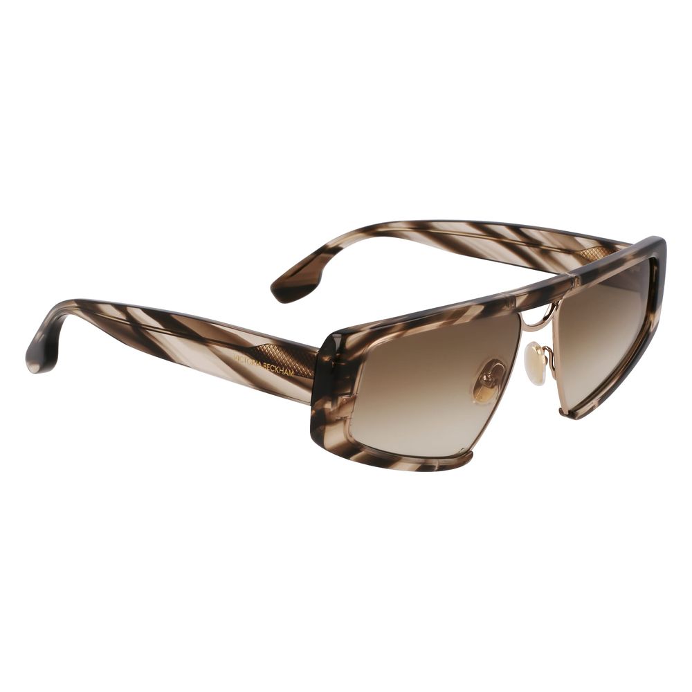 Brown Metal Sunglasses