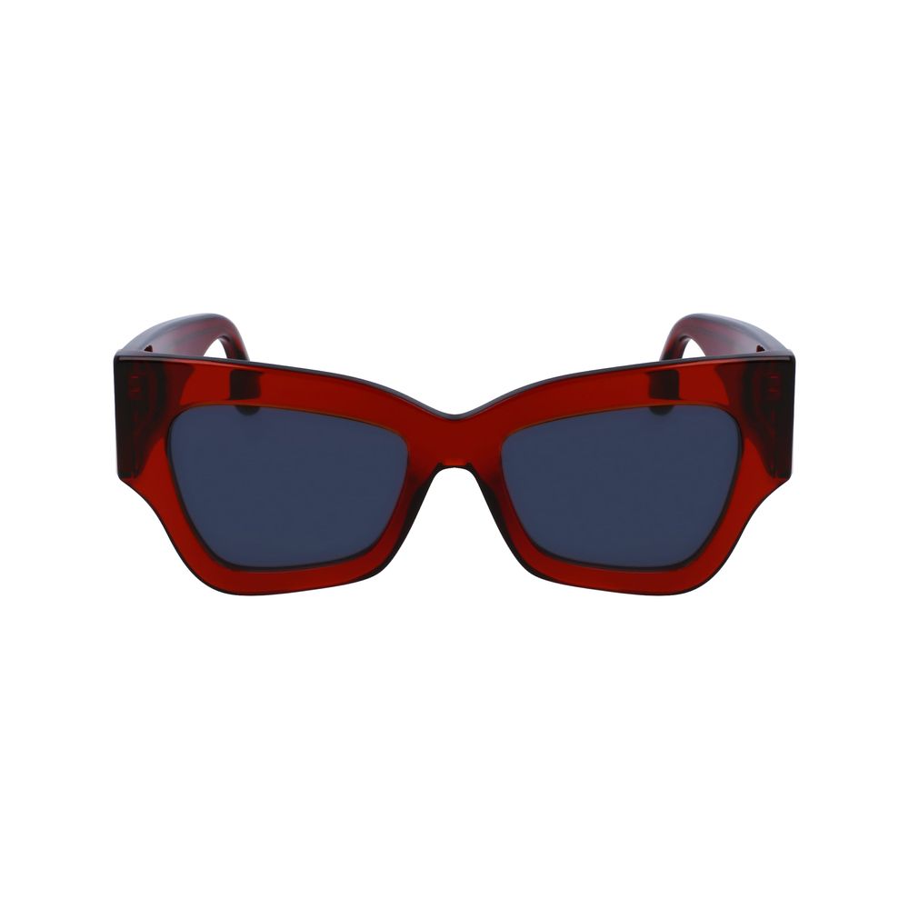 Red Acetate Sunglasses