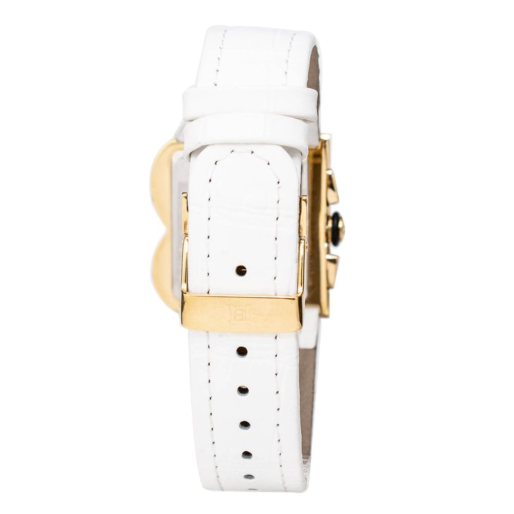 White Leather Dress Watch