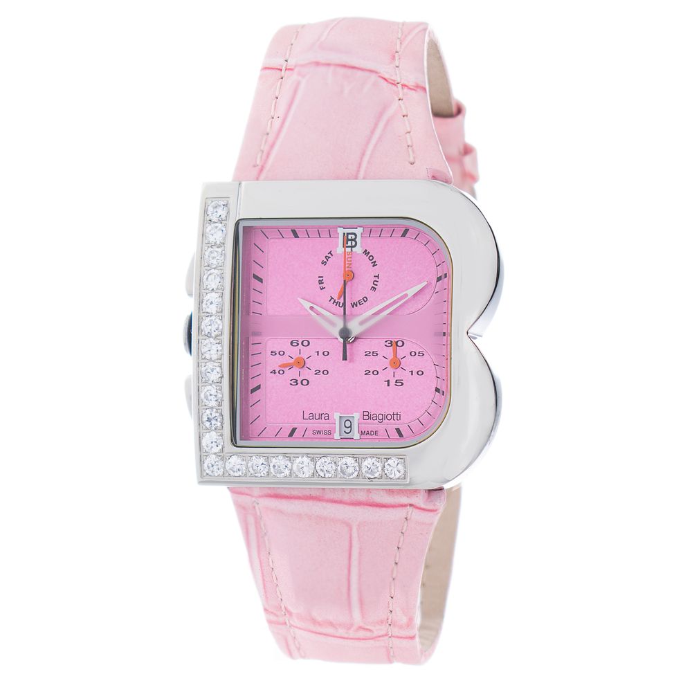 Multicolor Leather Dress Watch
