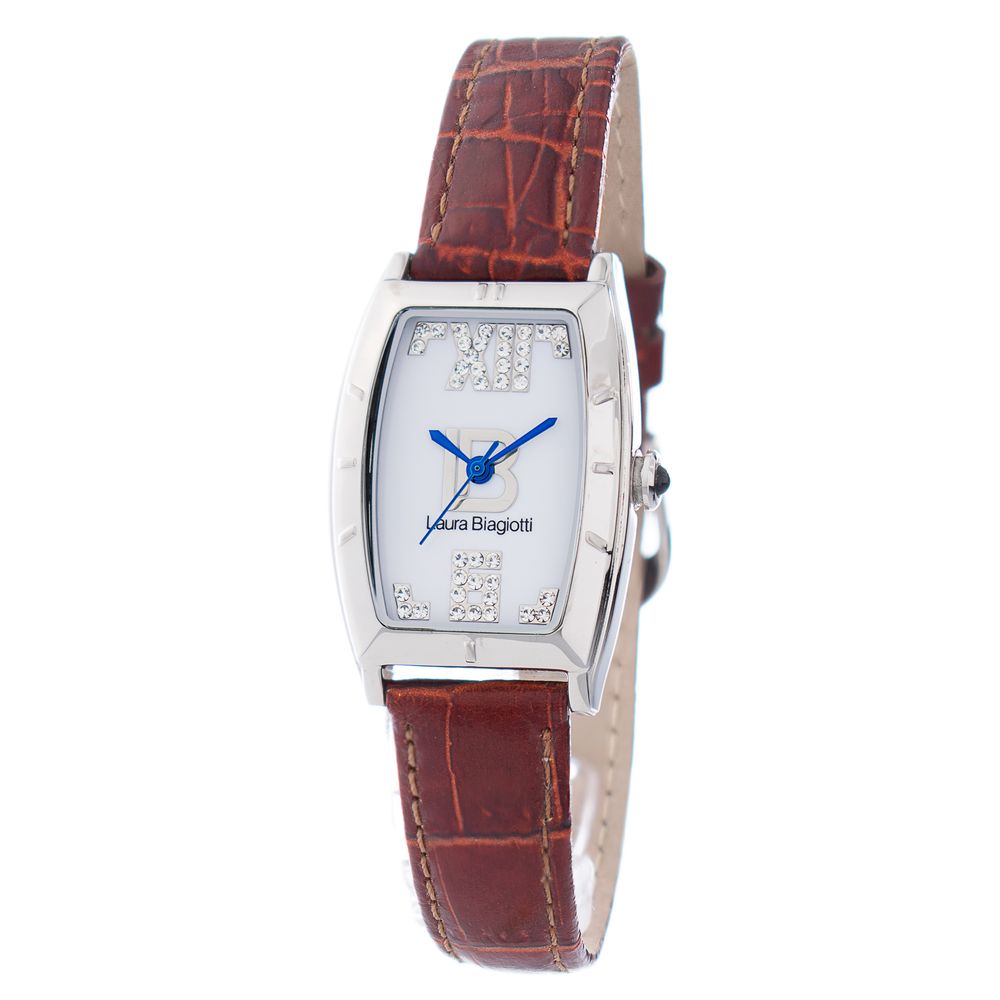 Brown Leather Dress Watch