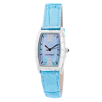 Blue Leather Dress Watch