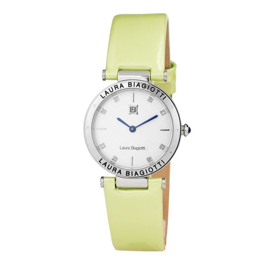 Green Leather Dress Watch