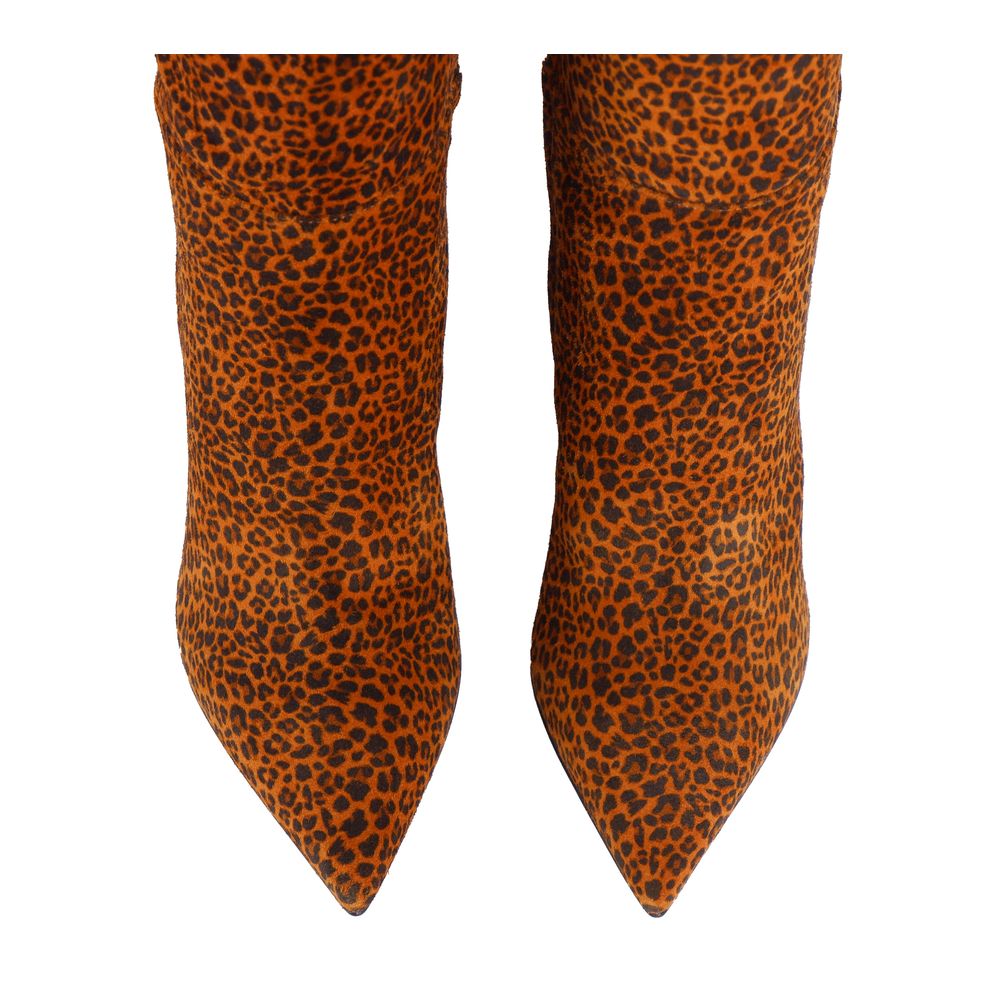 Marrone Suede Women Ankle Boot