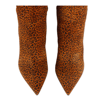 Marrone Suede Women Ankle Boot