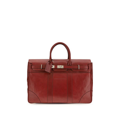 Bordeaux Calf Leather Bos Taurus Shoulder Bag