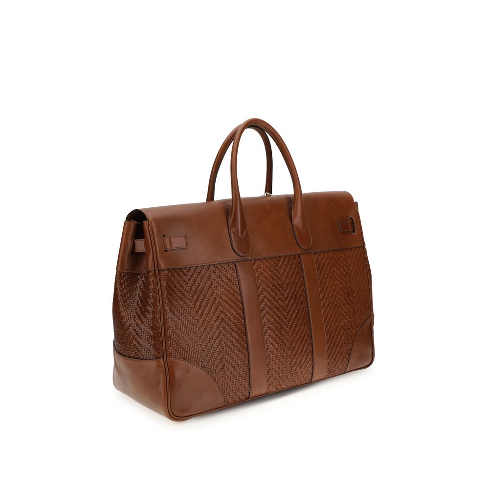 Brown Calf Leather Bos Taurus Shoulder Bag
