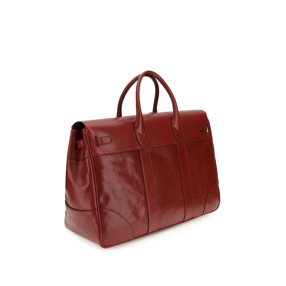 Bordeaux Calf Leather Bos Taurus Shoulder Bag