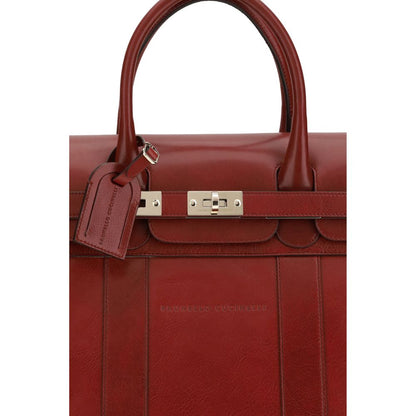 Bordeaux Calf Leather Bos Taurus Shoulder Bag