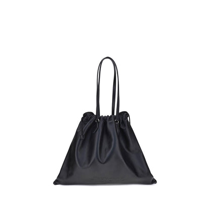 Black Calf Leather Bos Taurus Shoulder Bag