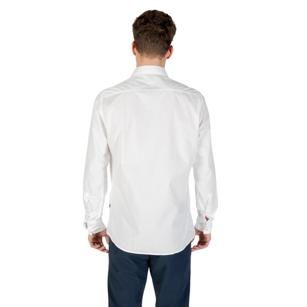 White Cotton Dress Shirt