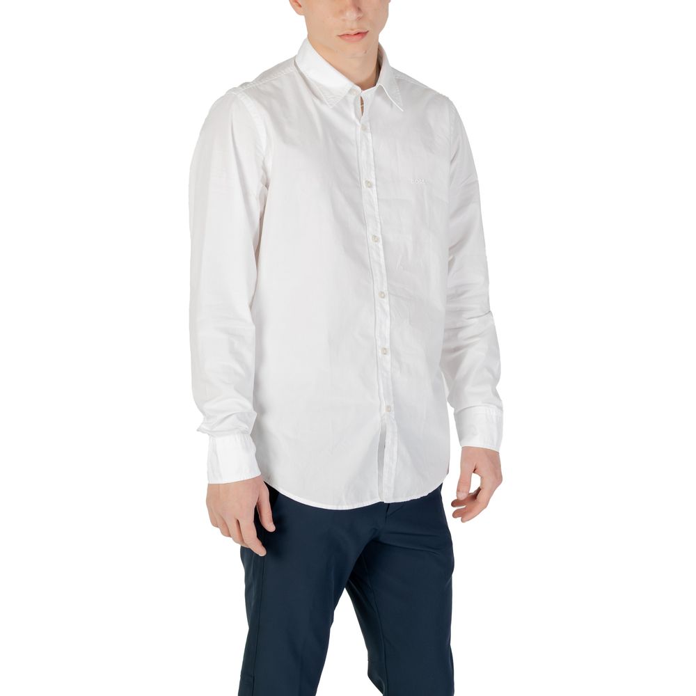White Cotton Dress Shirt