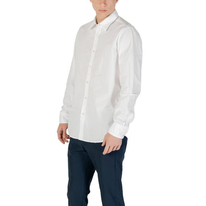 White Cotton Dress Shirt