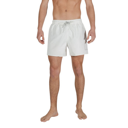 Bicolor Polyester Swim Shorts