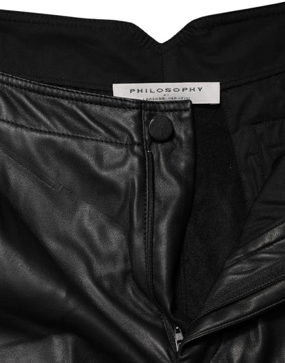 Black Embellished Tapered  Pants