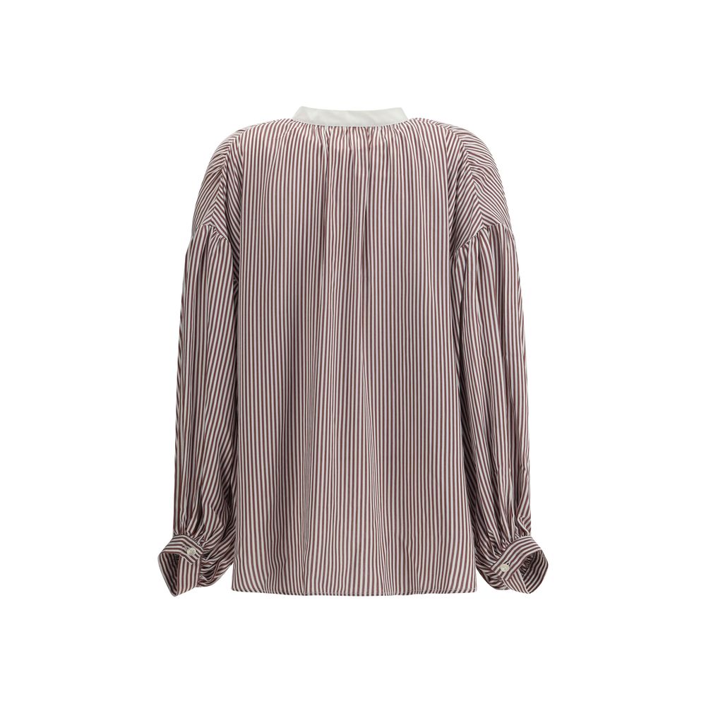 Bordeaux Viscose Pattern Shirt