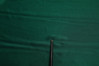 Dark Green High Waist Midi Skirt Pencil Cut Pleated