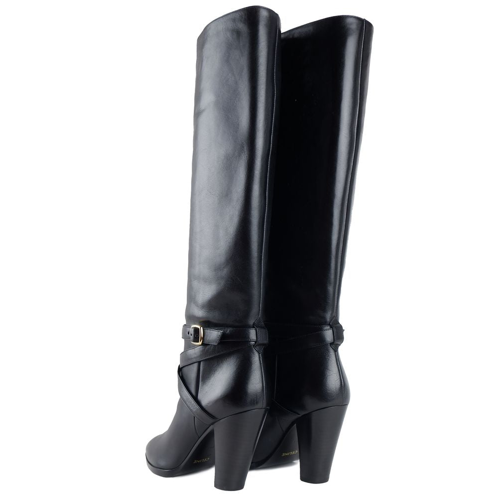 Nero Calfskin Women Ankle Boot