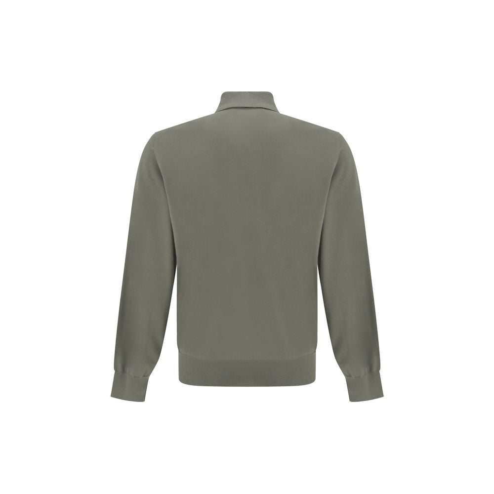 Green Cotton Shortsleeve Shirt