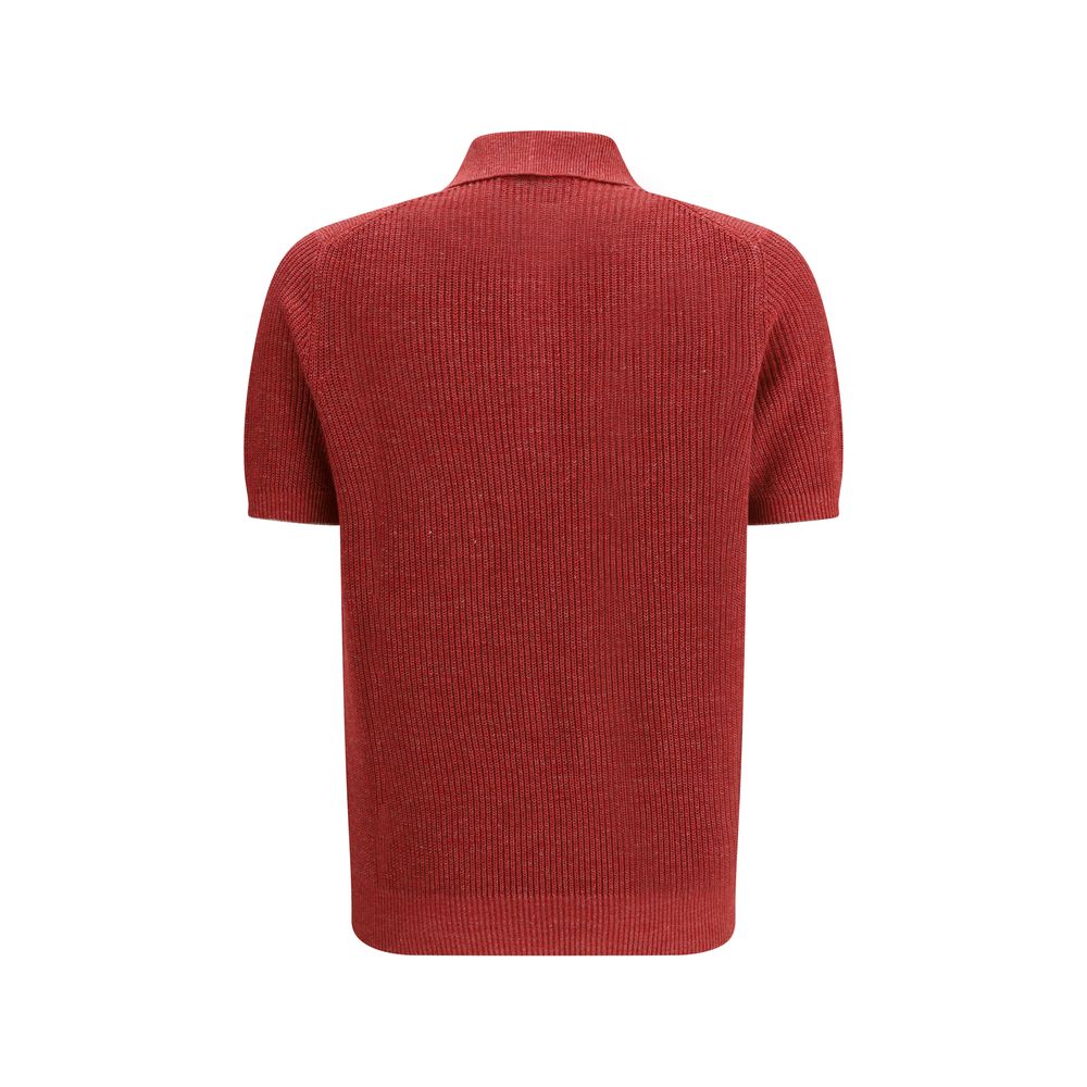 Red Cotton Dress Shirt