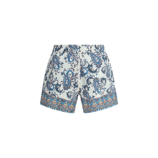 Multicolor Polyester Short And Mini Shorts