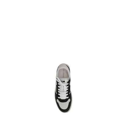 Black Calf Leather Bos Taurus Low Top Sneakers