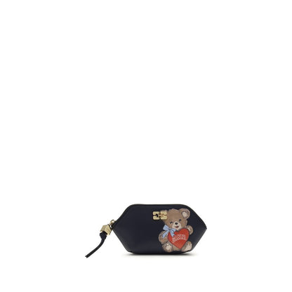 Black Recycled Leather Wallet