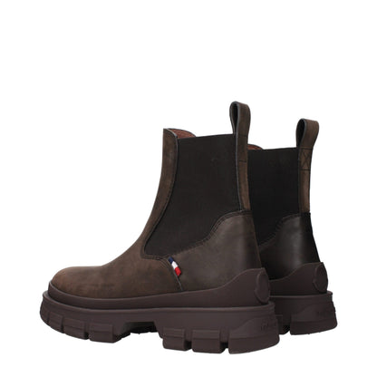 Brown Leather Ankle Boots