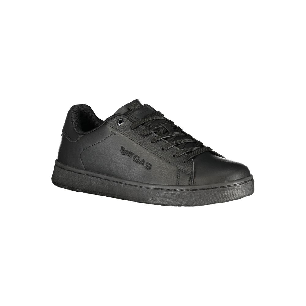 Black Polyurethane Men's Sneaker