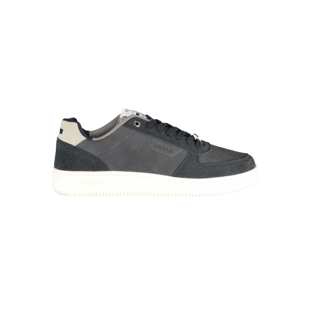 Blu Polyurethane Men Sneaker