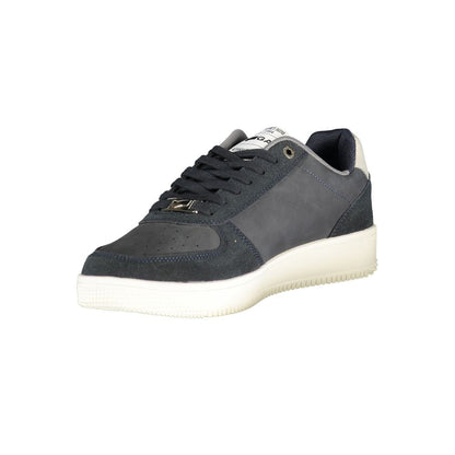 Blu Polyurethane Men Sneaker