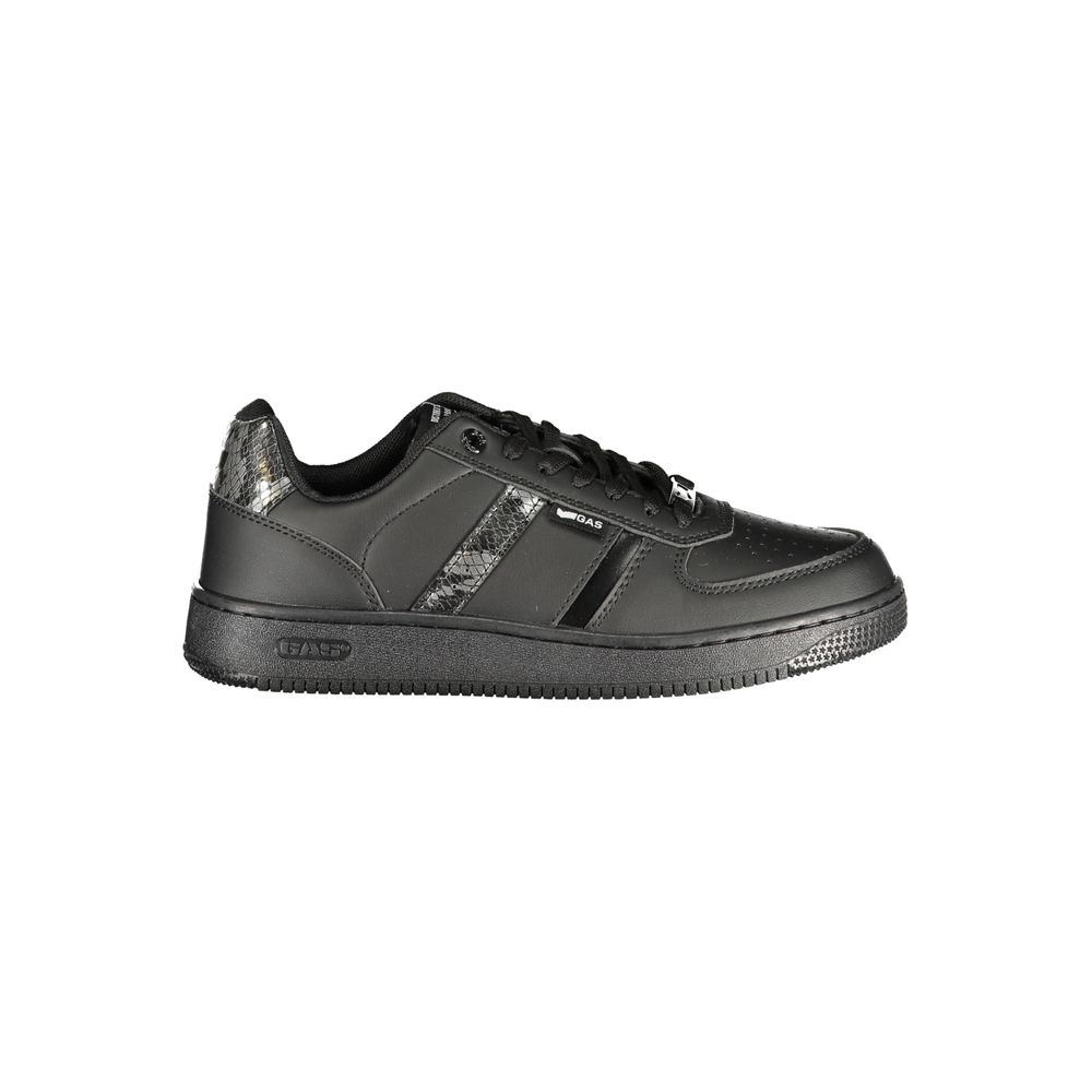 Black Polyurethane Women's Sneaker