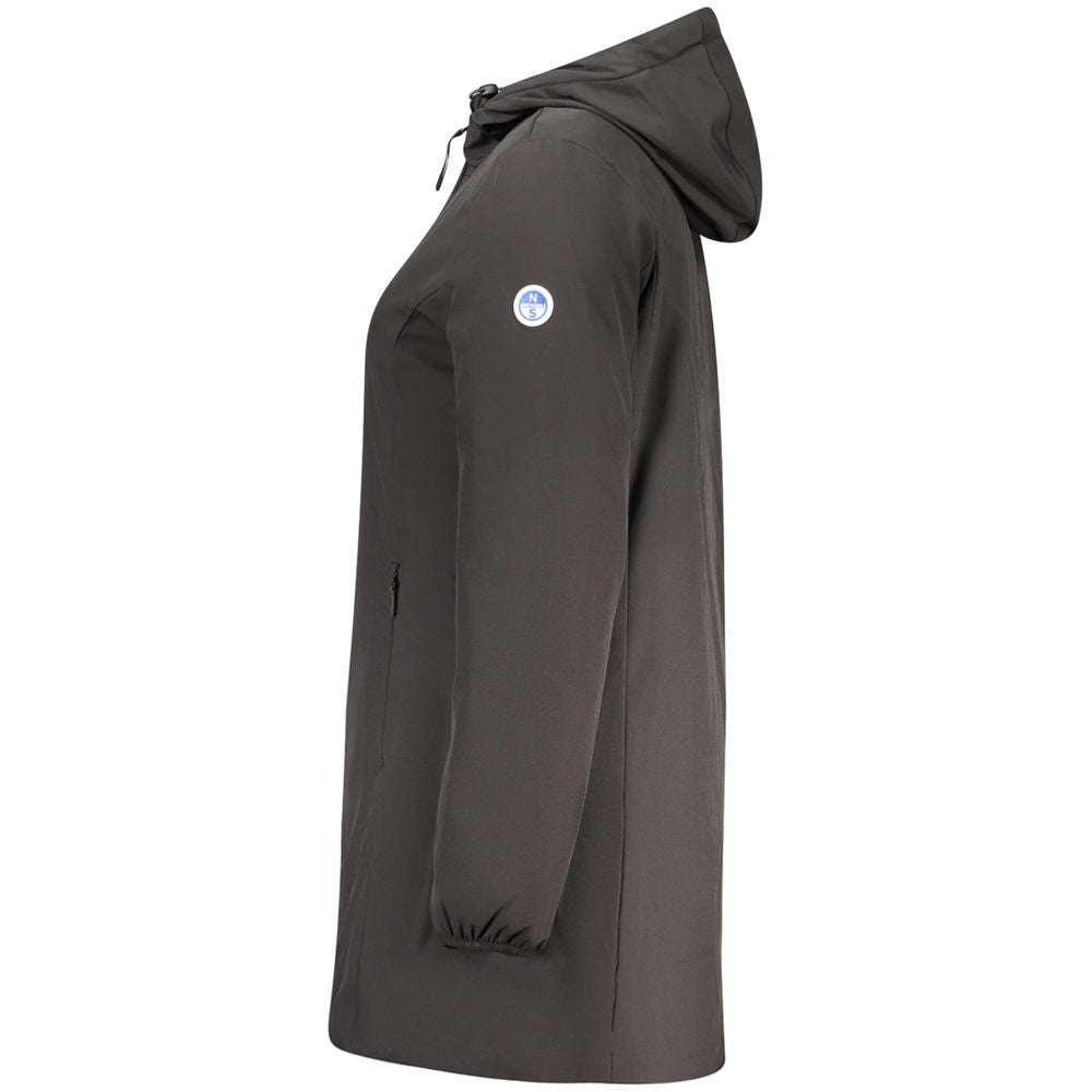 Black Polyester Women's Jacket