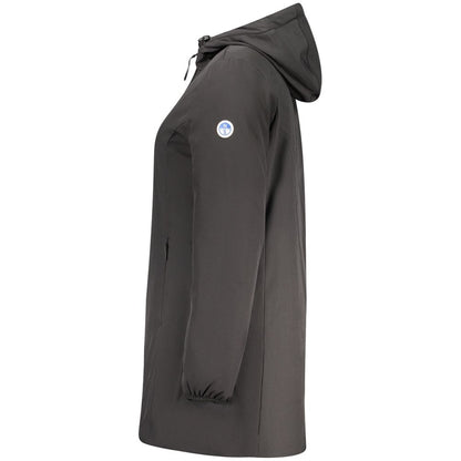 Black Polyester Women's Jacket