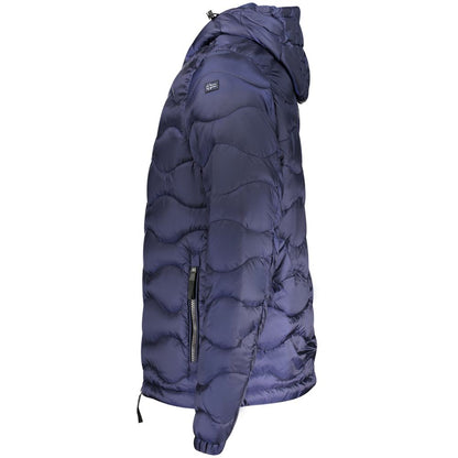 Blue Polyamide Men's Jacket