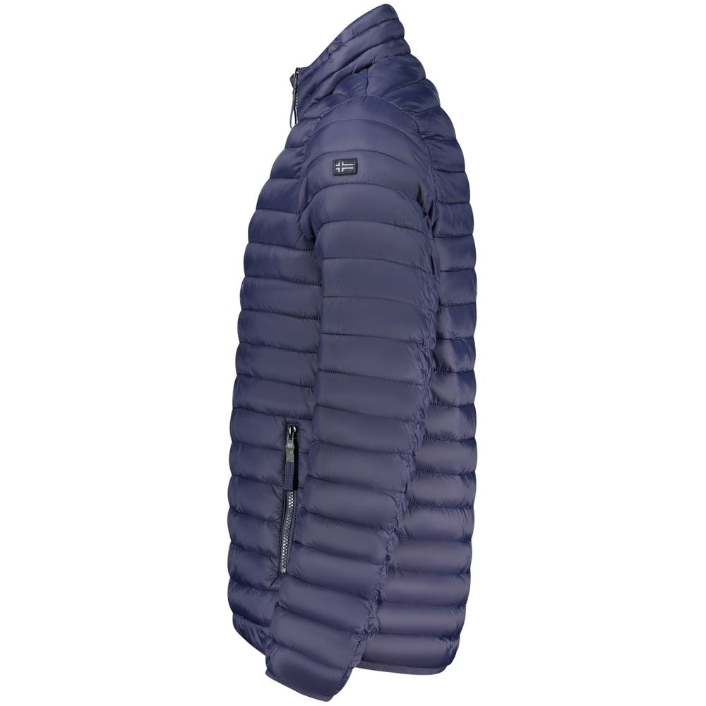 Blu Poliammide Men's Jacket