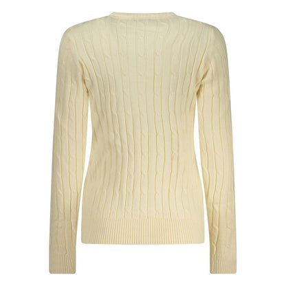 Bianco Viscosa Donna Maglia