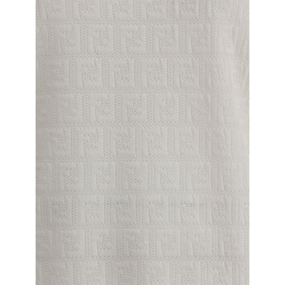 White Viscose T-Shirt