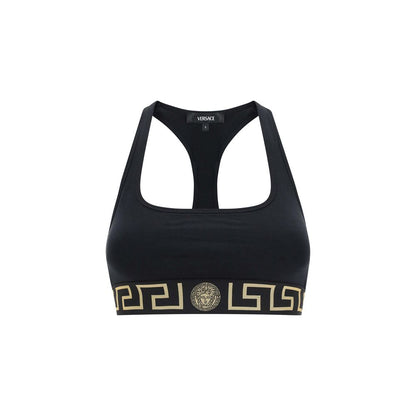 Black Cotton Sport Bra
