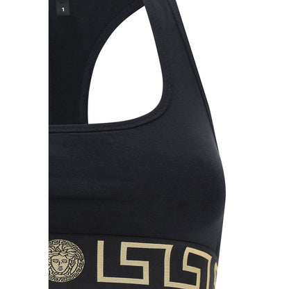 Black Cotton Sport Bra