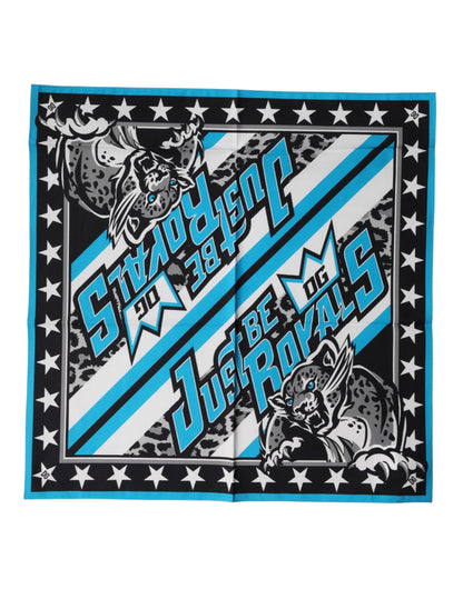 Multicolor DG Royals Square Foulard 51.5cm x 51cm Scarf