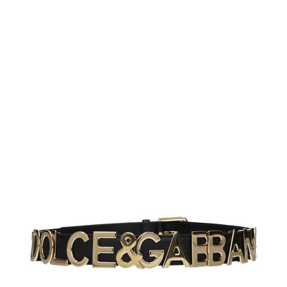 Black Leather Regular Belt